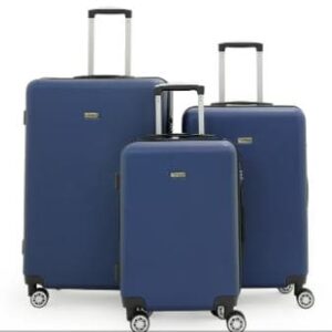 حقيبة سفر باللون الأزرق